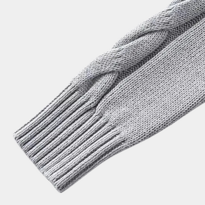 DONNA - Pull Écourté à Col Montant pour Femmes