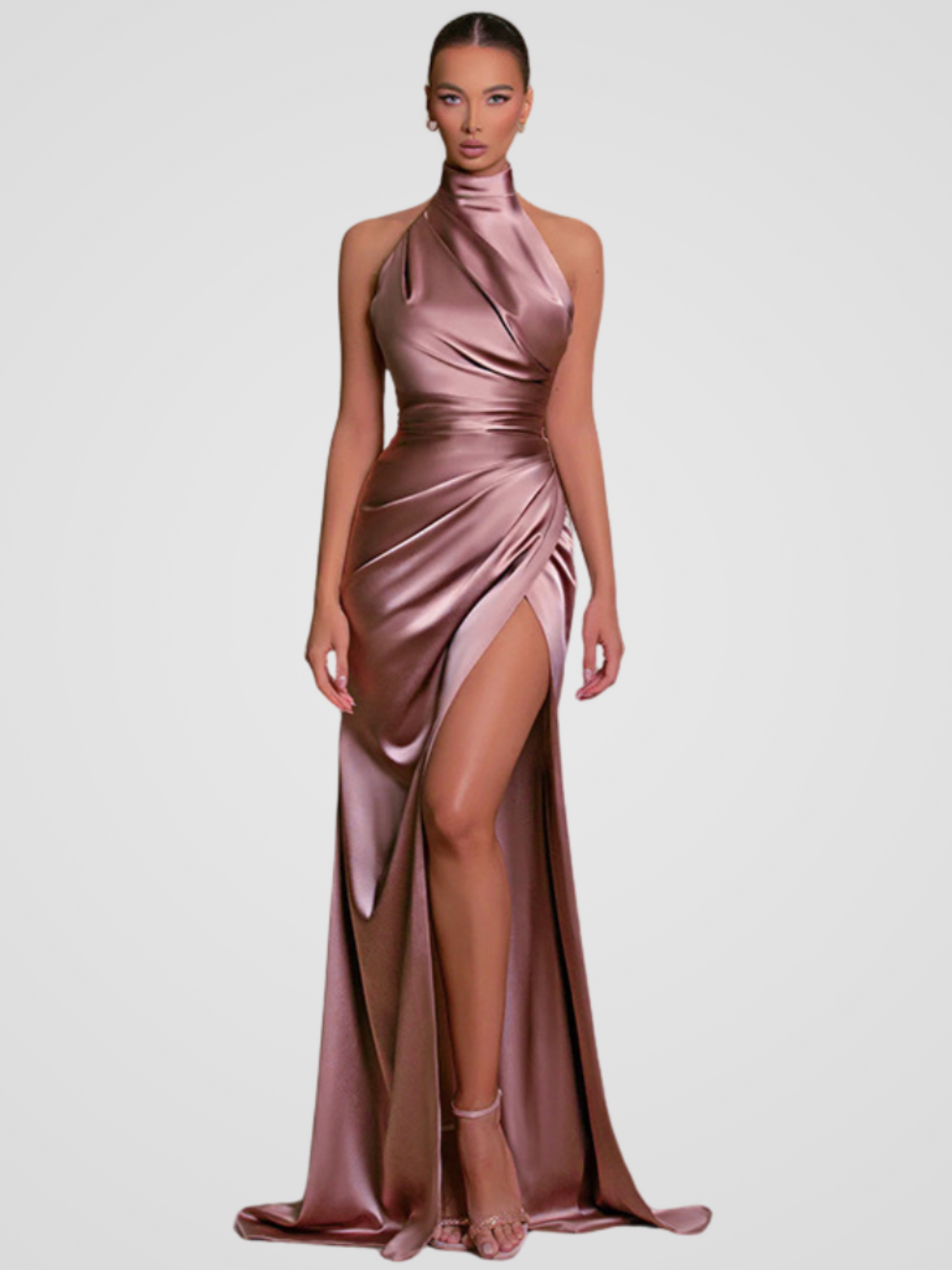 Maëlle™ Robe Satinée Chic