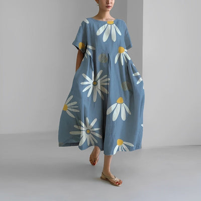 MAGNIFIQUE | Robe avec Flair Espagnol | Robe d'Été Élégante