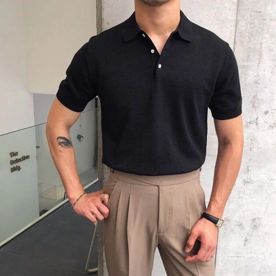 Adam | Polo Décontracté Pour Hommes | Manche Courte