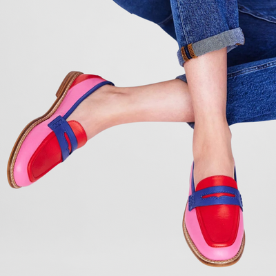 Élodie™ | Mocassins à Imprimés Colorés