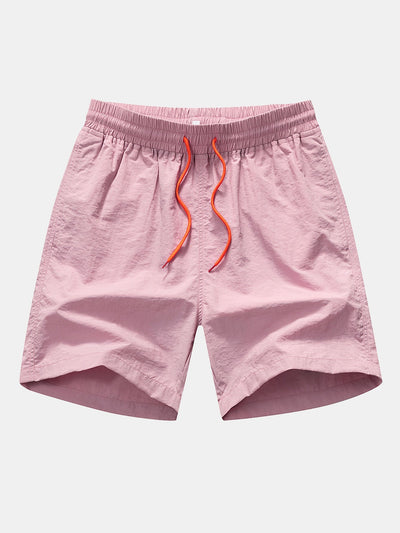 T-shirt en Coton à Imprimé Silhouette de Palmiers & Short de Bain
