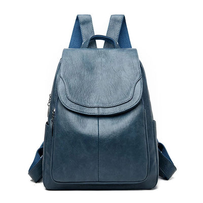 Sac à dos en cuir antivol pour femmes élégantes | Edah