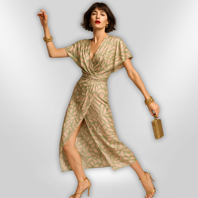 MATILDA | robe à col torsadé