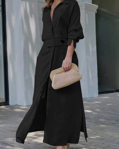 MELEIA – ROBE MAXI EN COTON ET LIN