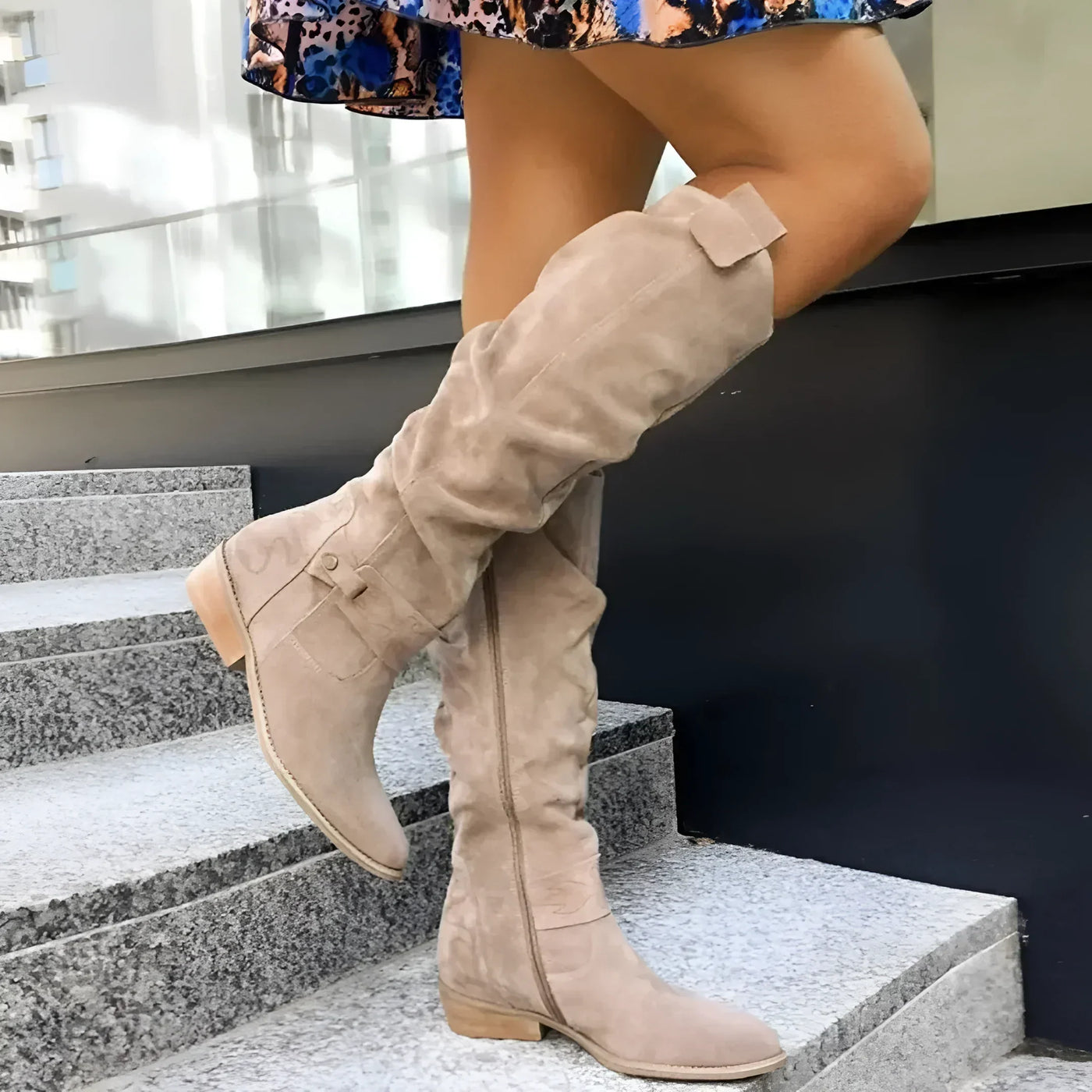 Selena | Bottes Hautes en Daim