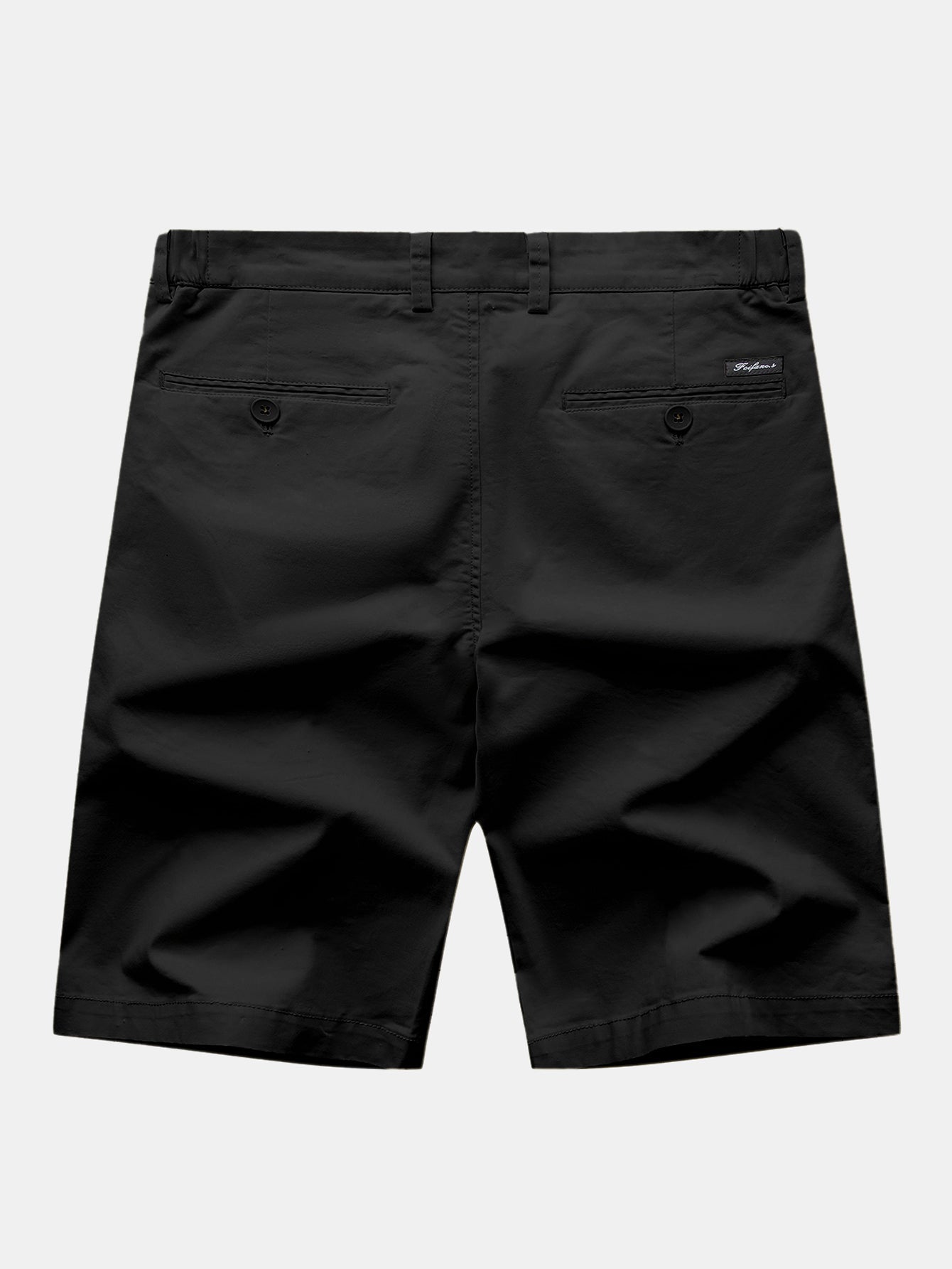 Polo en Maille Géométrique à Col en V & Short Chino en Coton