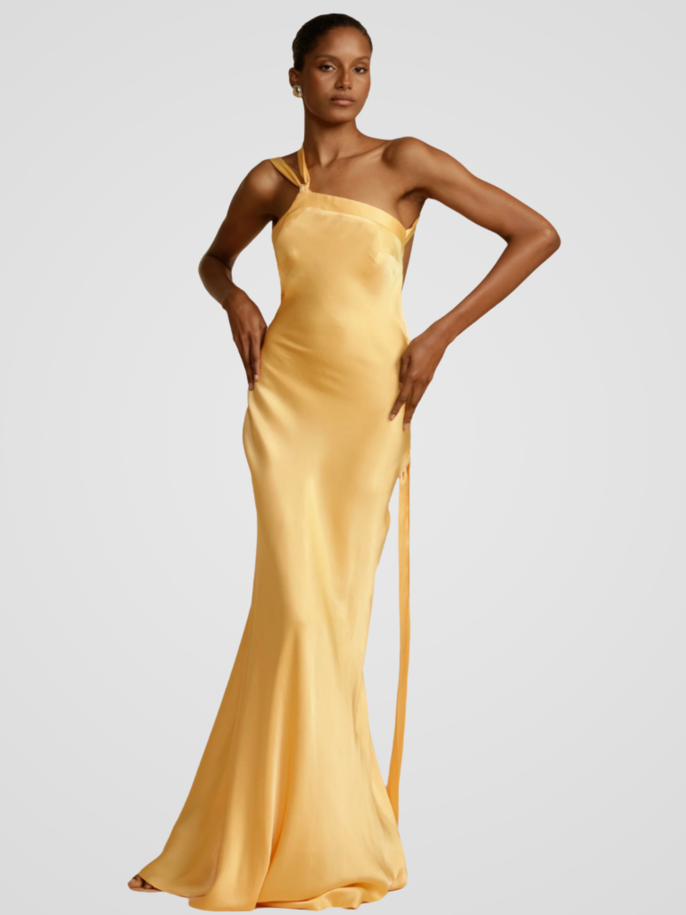 Aurélie™ Robe Maxi Satinée