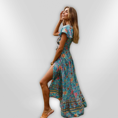 ALVA | robe longue fendue