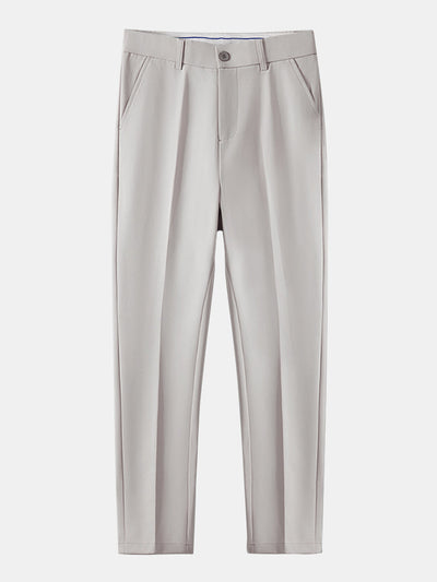Pantalon Ajusté Fuselé en Tissu Léger