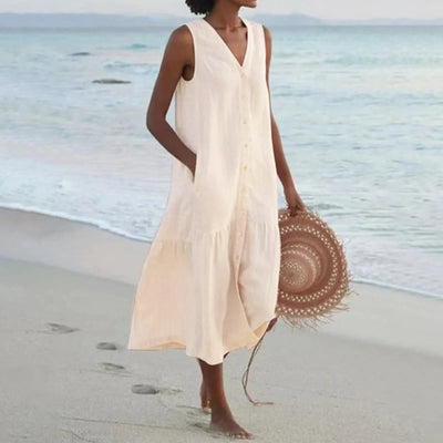 Lena | Robe de plage Confortable pour femme | Mini