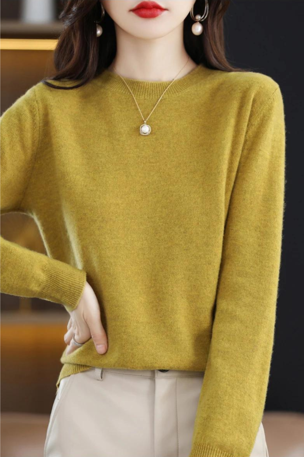 Hanna™ - Pull en cachemire tricoté confortable