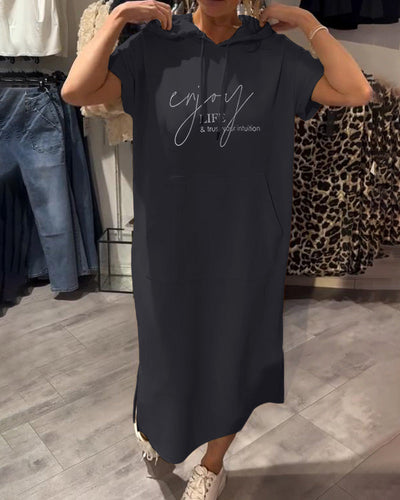 Saskia™ | Robe Décontractée à Capuche