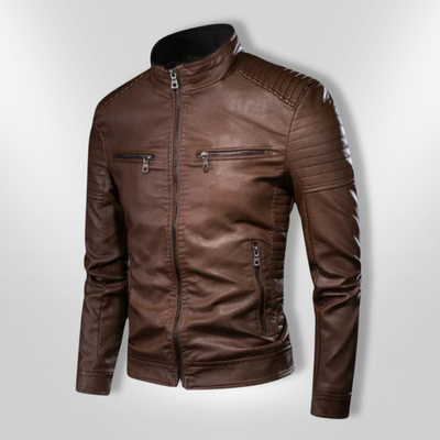 BERNULF | Veste en cuir vintage