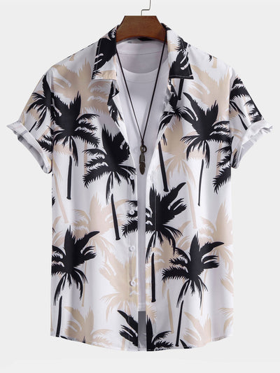Ensemble Tropical : Chemise à Palmiers & Short de Bain