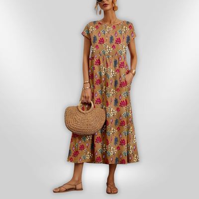 MARGOT | Robe Midi Fleurie