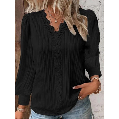 Luna™ | Élégante blouse à pintucks