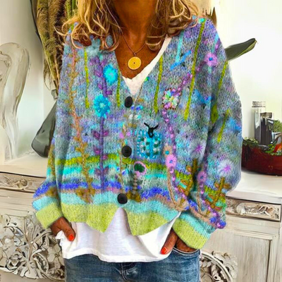 Leilani | Cardigan brodé de qualité supérieure
