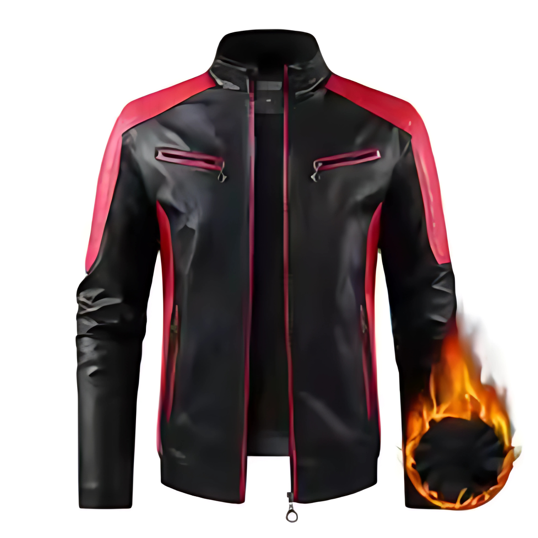 RAMOS | Veste en cuir premium avec détails audacieux