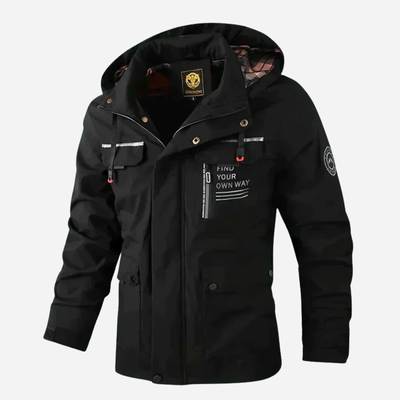 Adam™ - Veste d'extérieur confortable, coupe-vent et imperméable