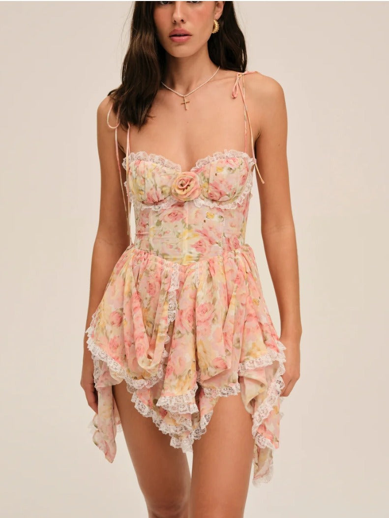 Mini-robe asymétrique Elea
