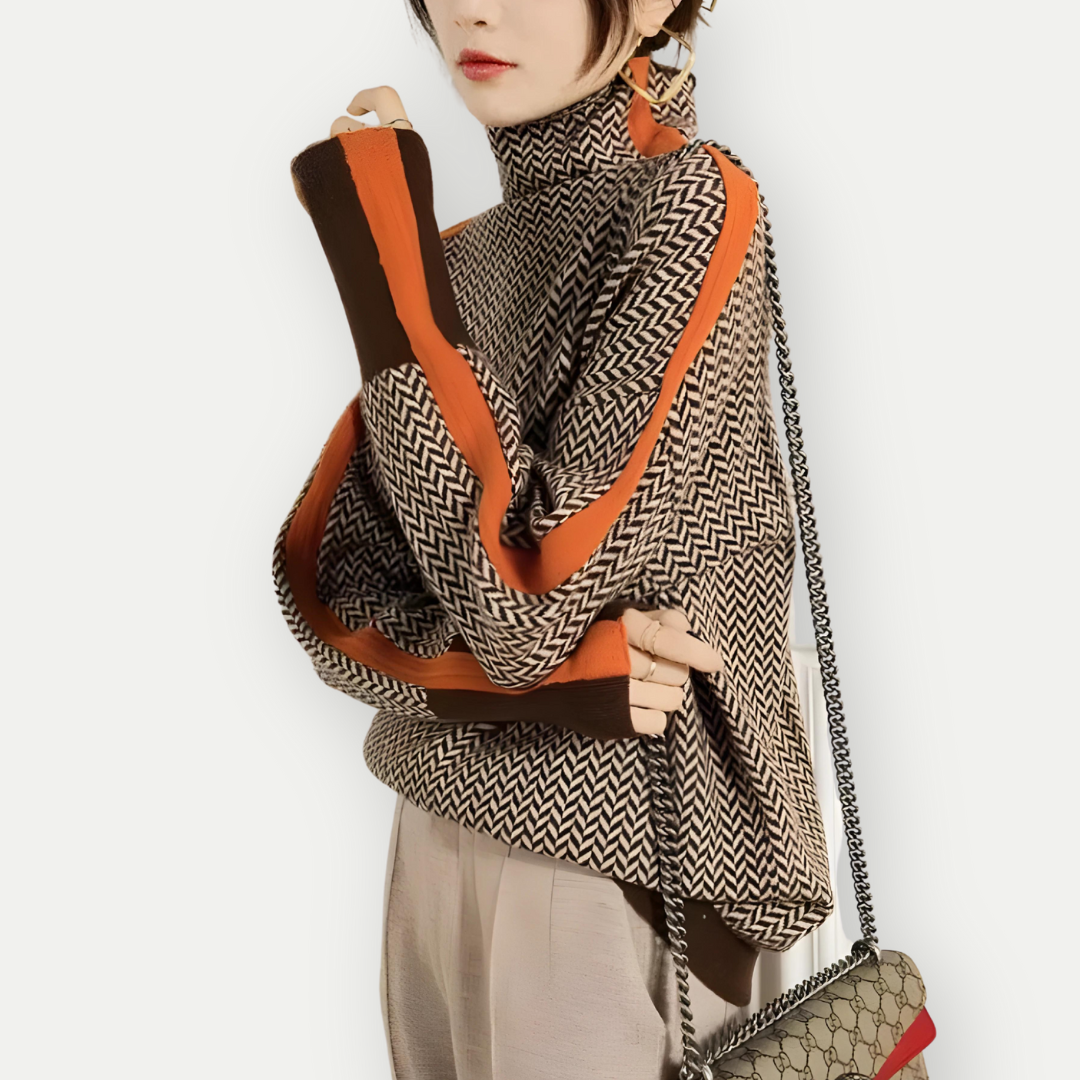 Jana™ - Pull à col roulé moderne et élégant