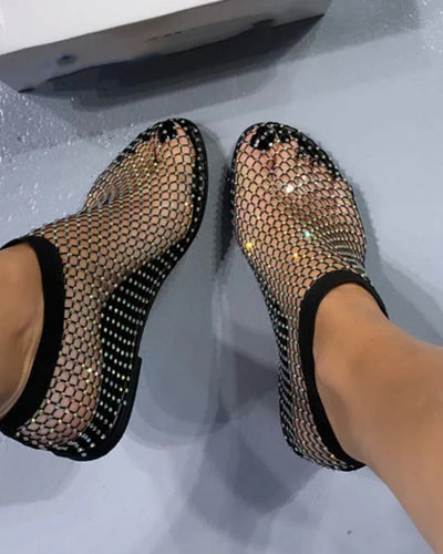 Jessie - Ballerines élégantes et brillantes pour femmes