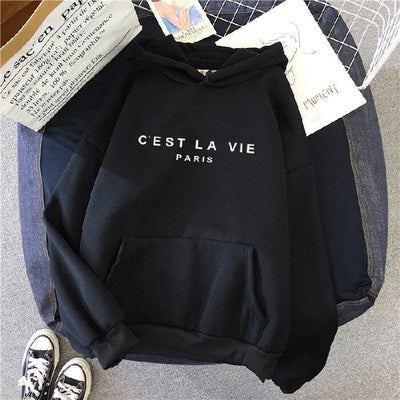 Niva - Sweat à capuche confortable femme