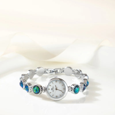 Nyra™ | Montre Bohème Élégante avec Perles Dorées