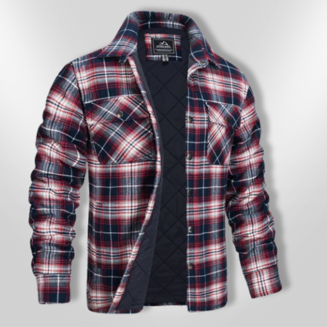 ALEX | Blouson bomber à carreaux