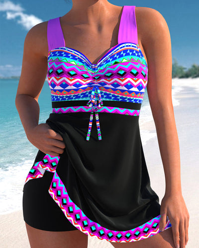 Eliza | Maillot à Lacets et Motif Rayé
