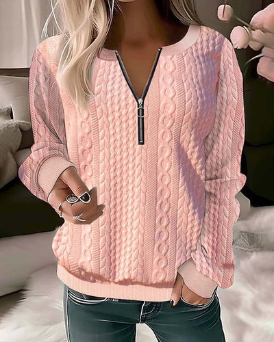 Sophie - Elégant Pull Zippé