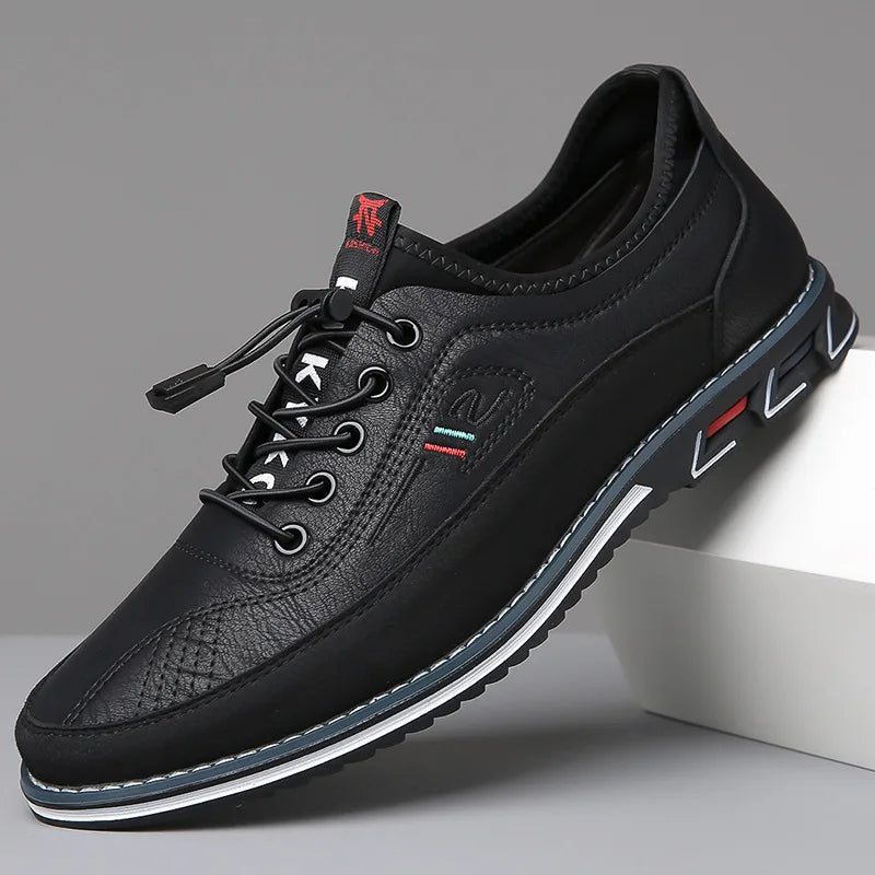 Chaussures en cuir orthopédiques faites à la main