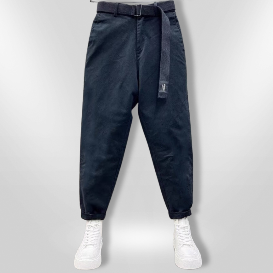 RIMO | Pantalon Décontracté avec Ceinture