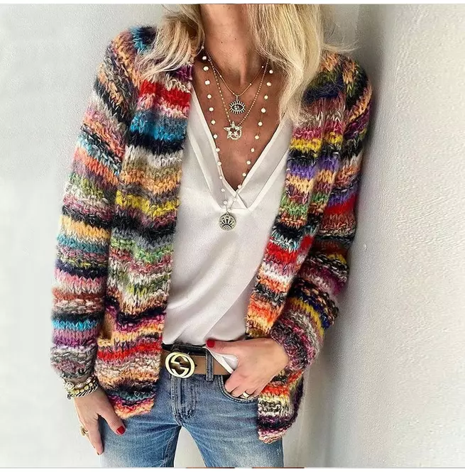 Elin - Cardigan vintage femme