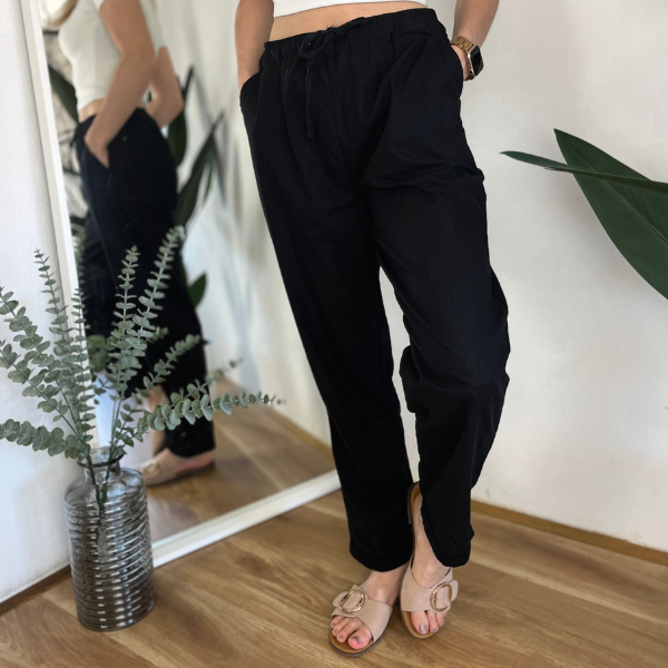 Morgane™ | Pantalon d'été en coton-lin léger