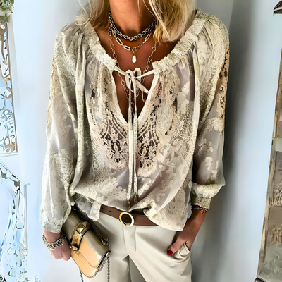 Blouse en Dentelle | Élégance | Romantique