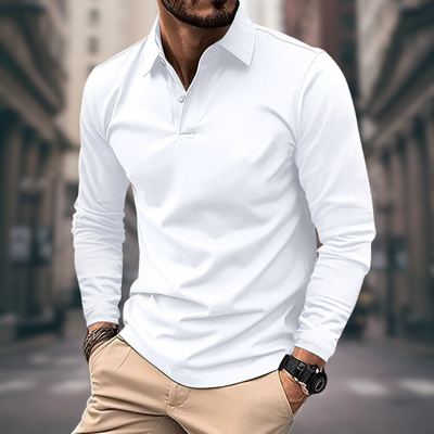 RALPH | POLO À MANCHES LONGUES EN STYLE DÉCONTRACTÉ