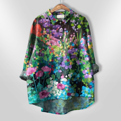 VIRGINIA | Chemise florale artisanale