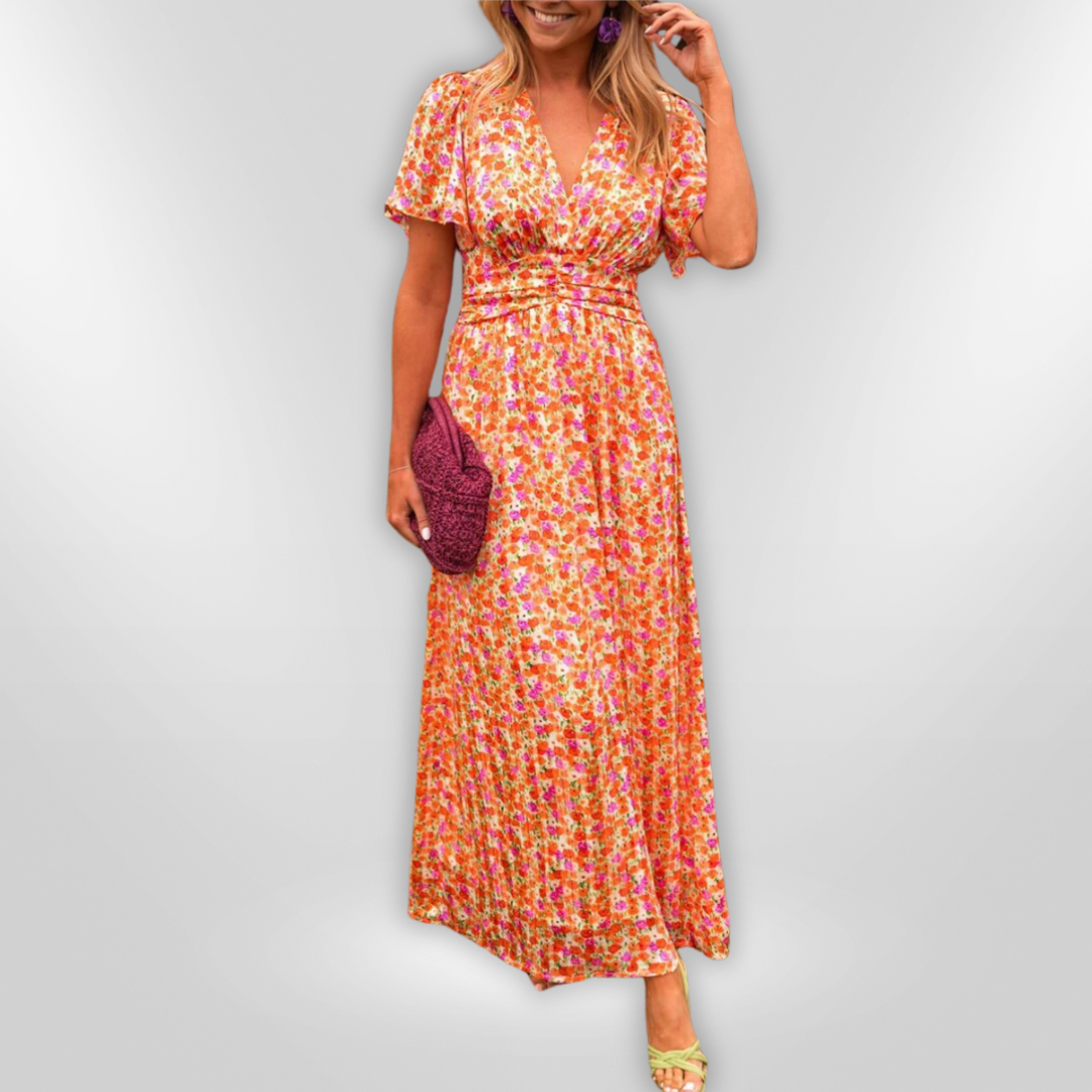 PAULINE | robe à fleurs