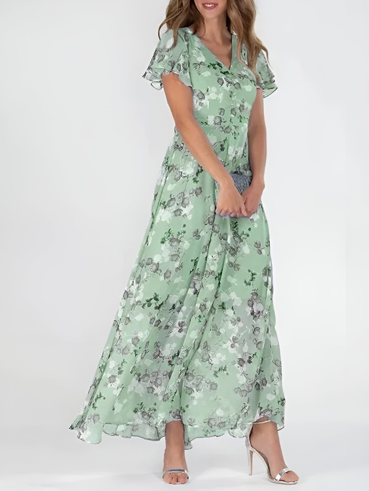 Élodie™ | Robe Longue Fleurie