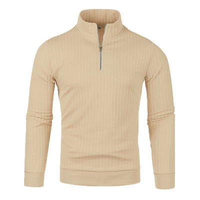 PULLOVER POUR HOMMES AVEC FERMETURE ÉCLAIR