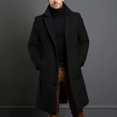 Jason - Manteau homme long d'hiver