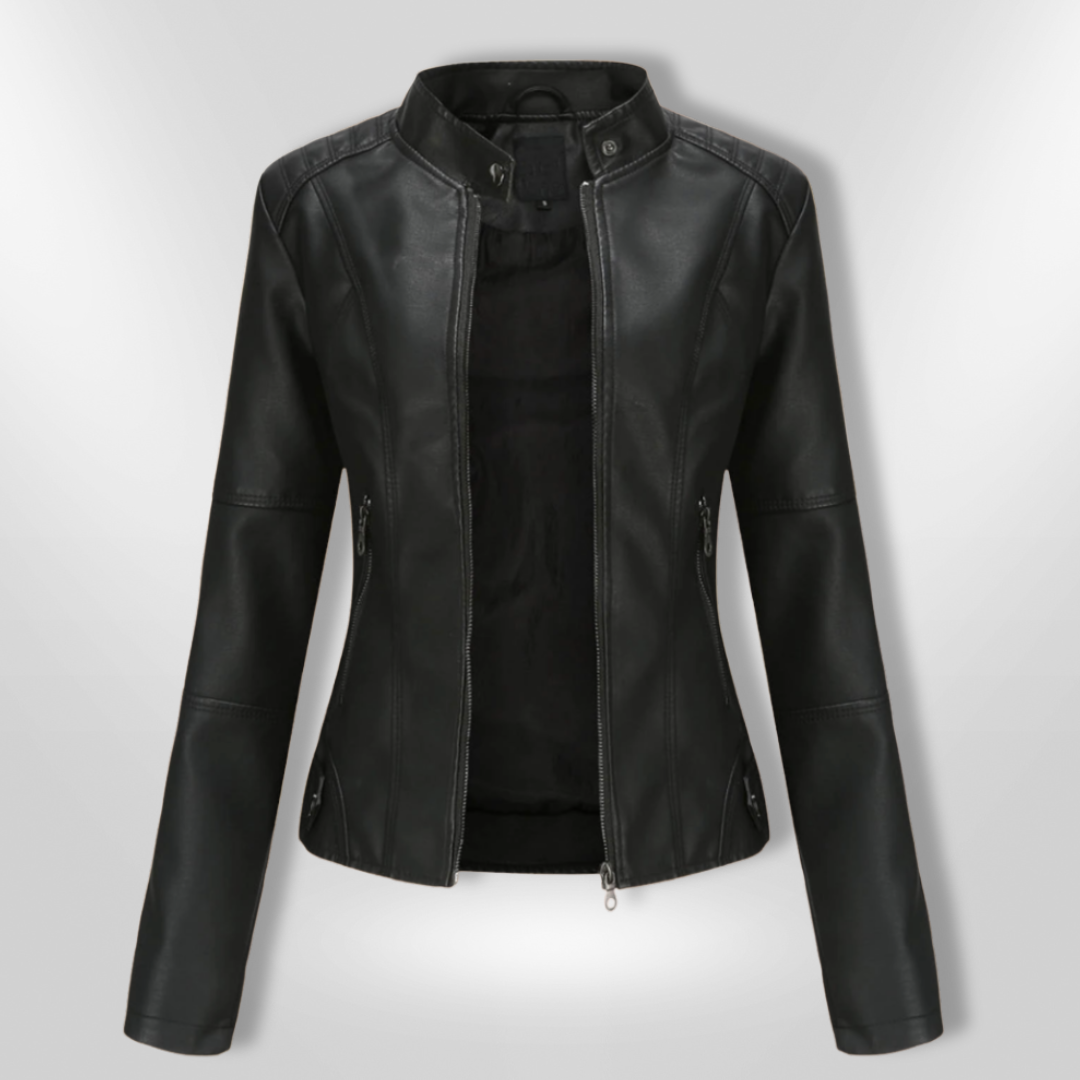 JULIE | Veste en cuir élégante