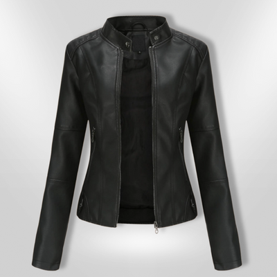 JULIE | Veste en cuir élégante