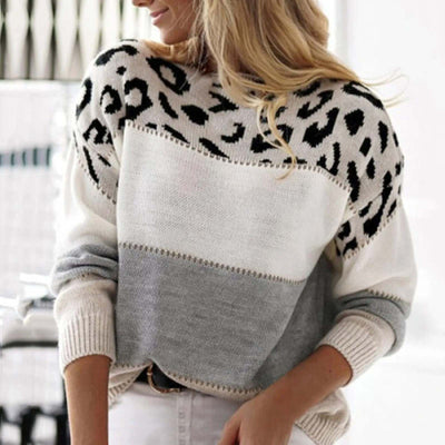 Erika™ - Pull stylé avec motif léopard