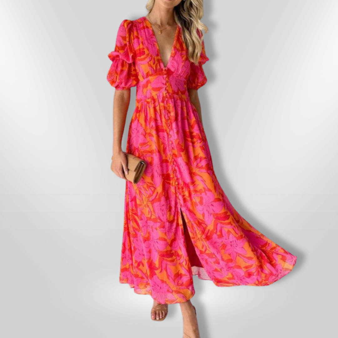 MATHILDA | Robe longue élégante