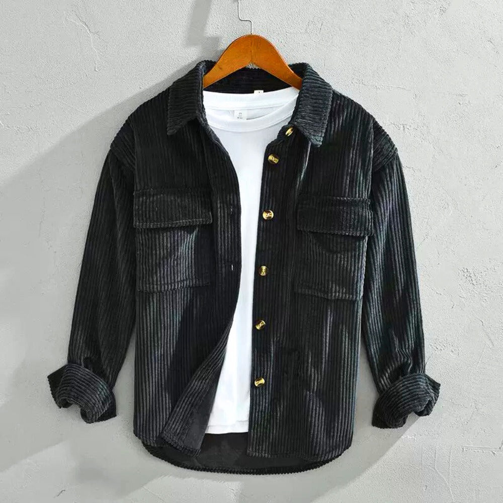 Chemise en velours côtelé Grayson
