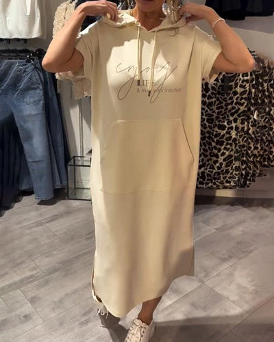 Saskia™ | Robe Décontractée à Capuche