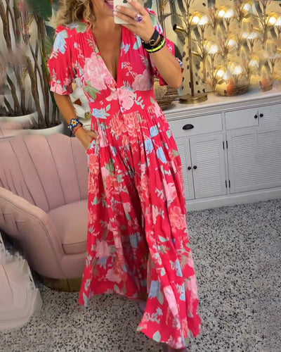 Tessa™ | Robe à imprimé floral avec poches